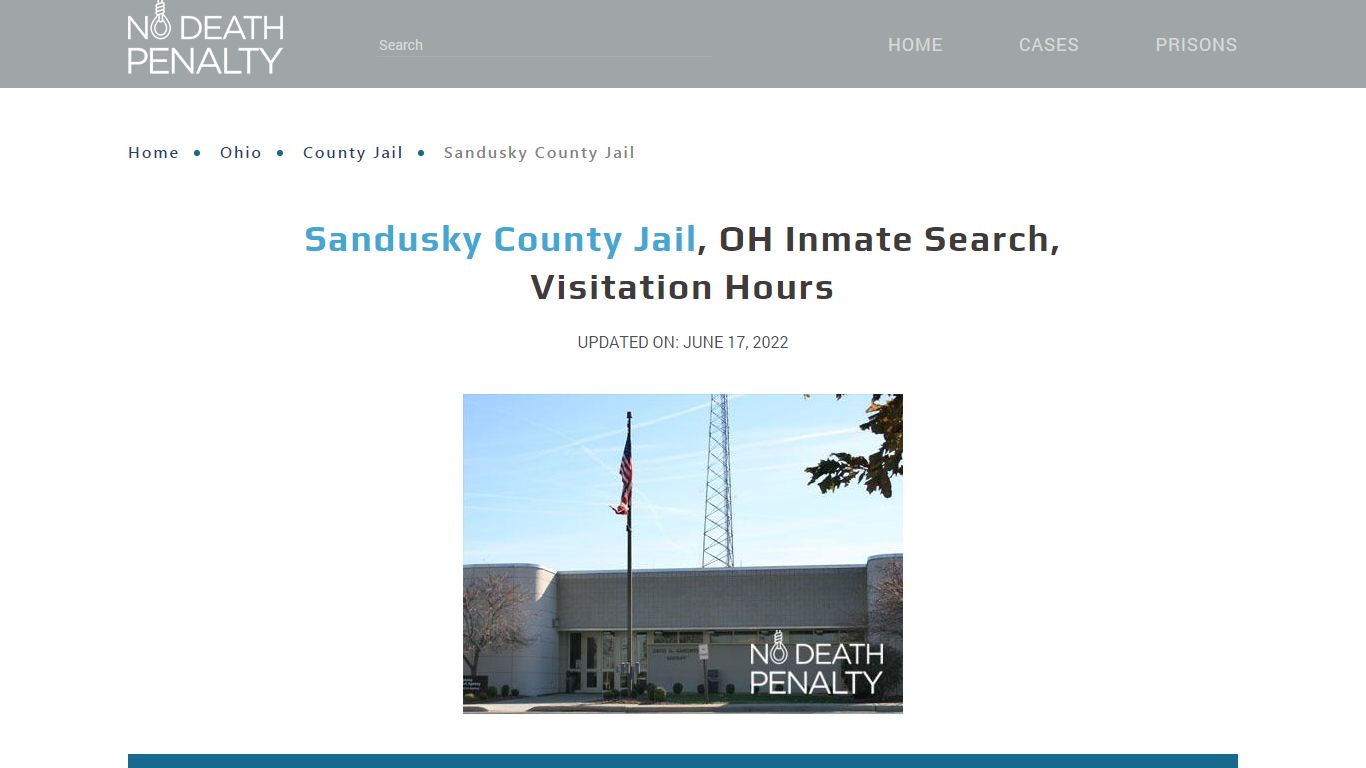 Sandusky County Jail, OH Inmate Search, Visitation Hours